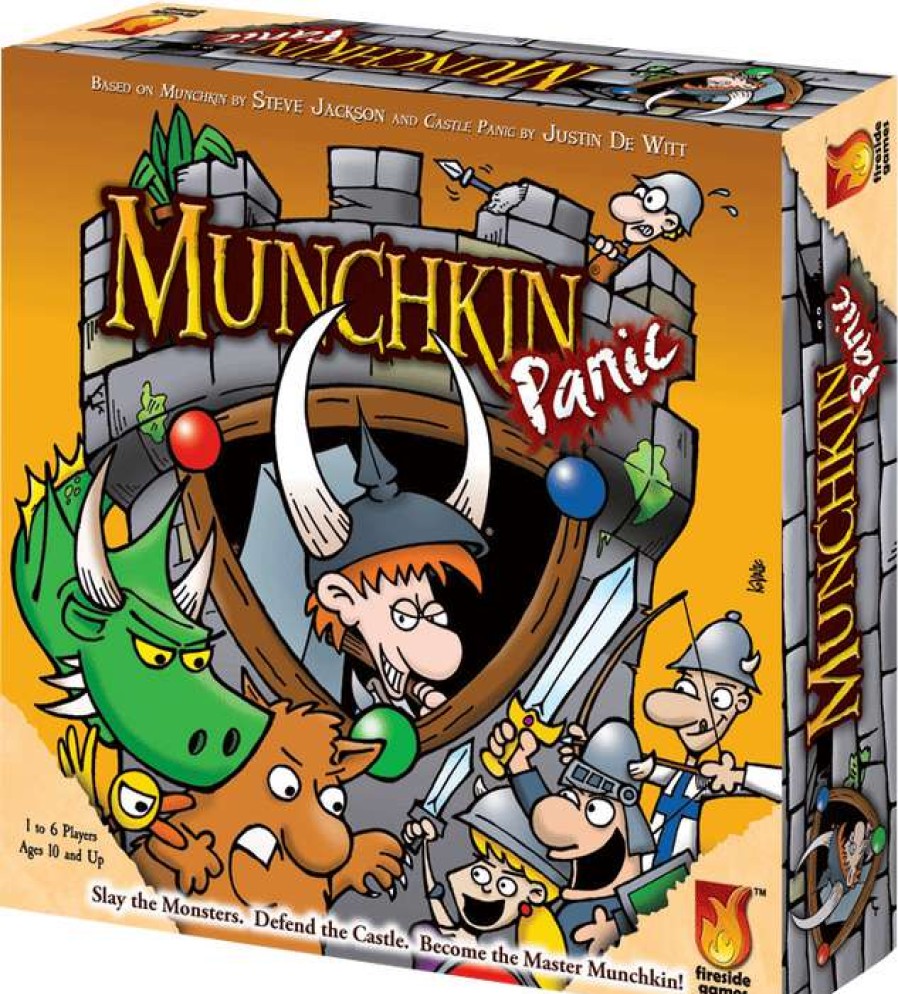 Board Games * | Offering Discounts Castle Panicmunchkin Panic Board Game Version