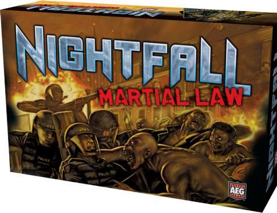 Card Games * | Fire Sale Nightfallmartial Law Deckbuilding Game Expansion