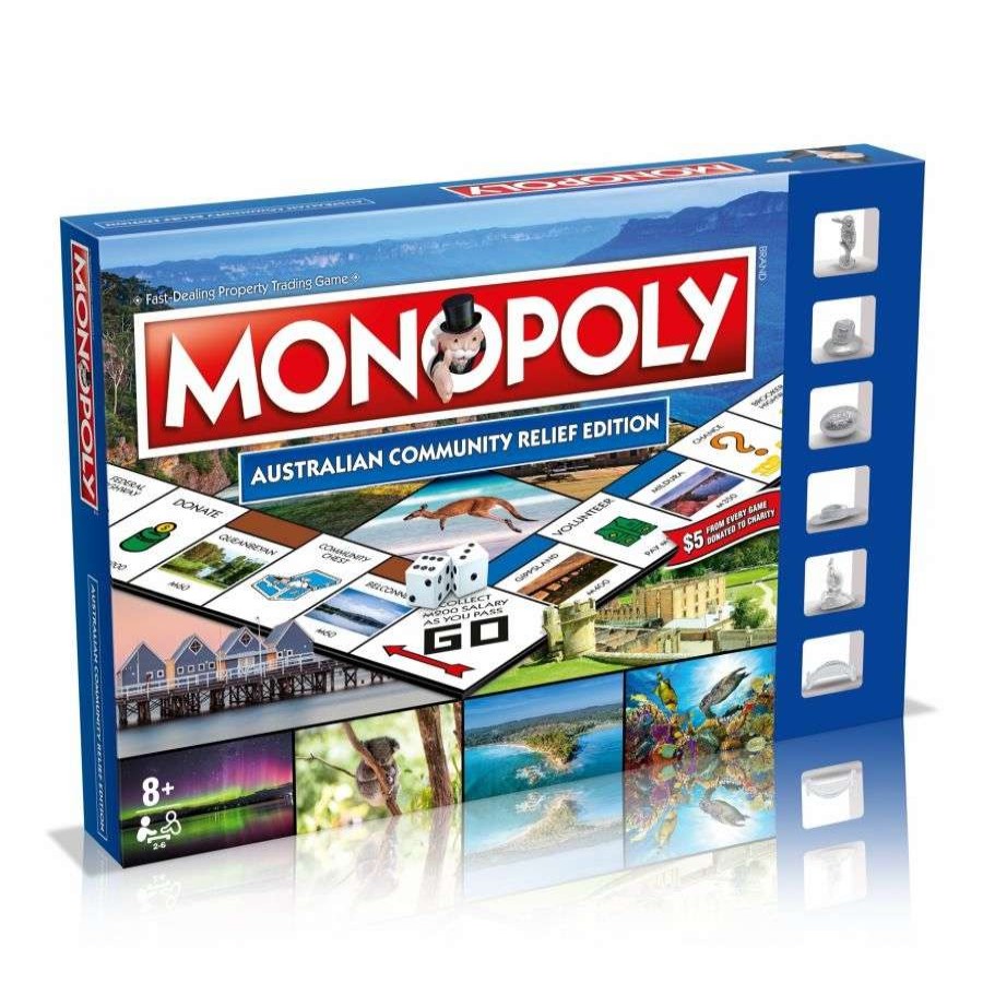 Board Games * | Cheaper Monopolyaustralian Community Relief