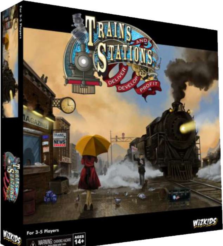 Board Games * | With A Discount Trains & Stationsboard Game