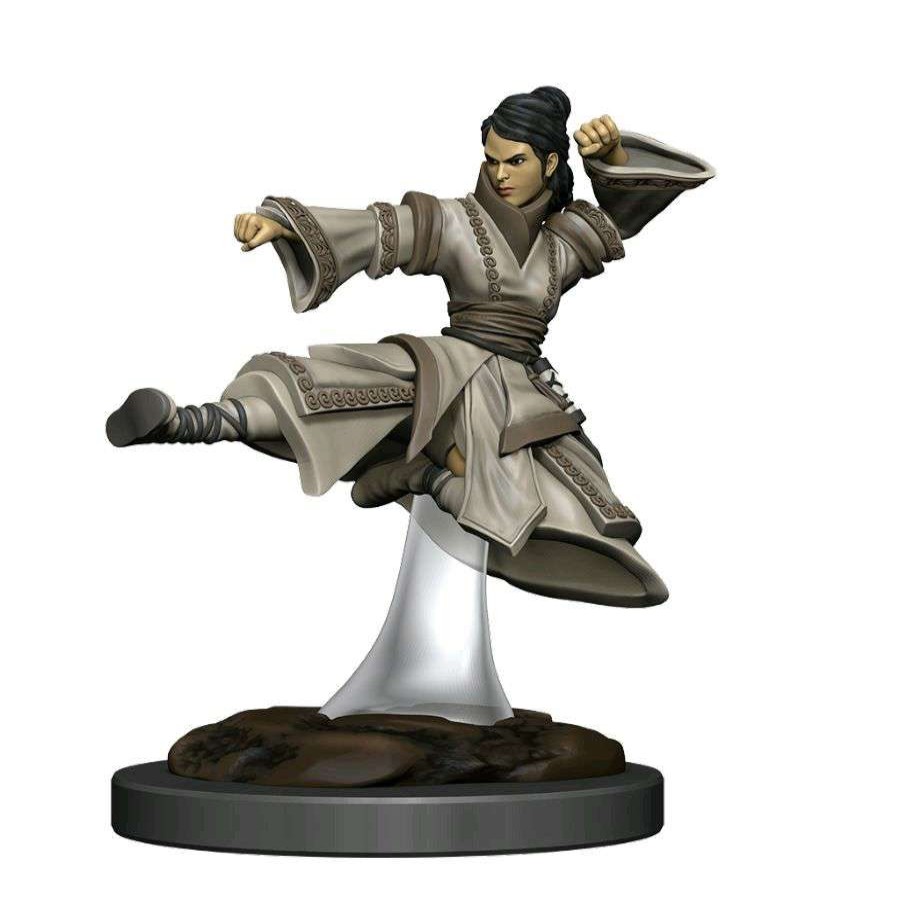 Miniatures Games * | Reduction In Price Dungeons & Dragonsicons Of The Realms Human Monk Female Premium Figure