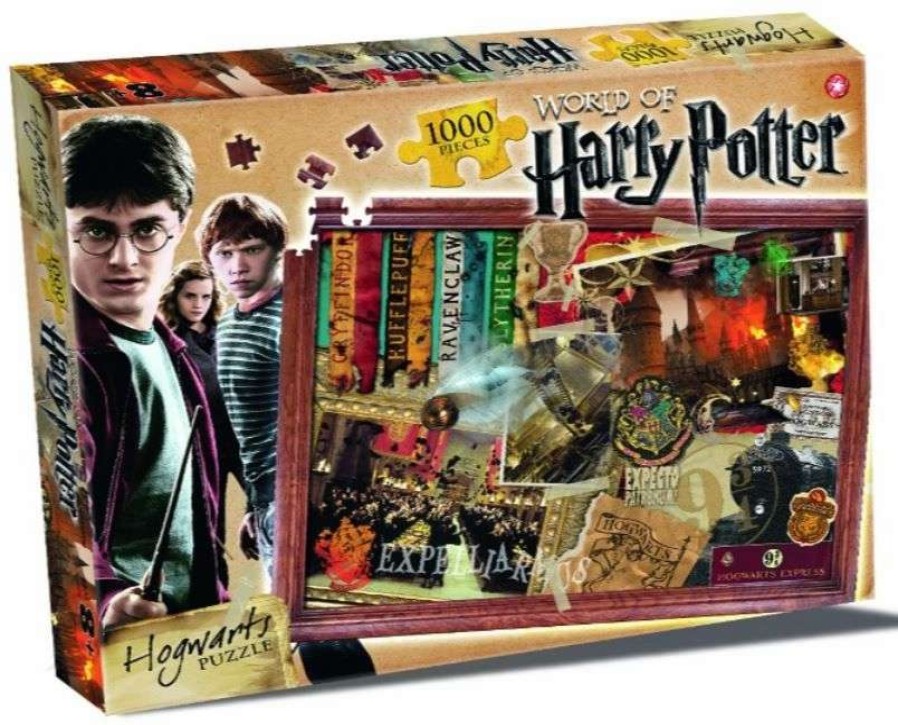 Puzzles * | Online Store Harry Potterhogwarts 1000 Piece Jigsaw Puzzle