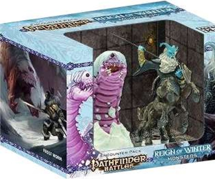 Miniatures Games * | Fire Sale Pathfinderreign Of Winter Monsters Encounter Pack