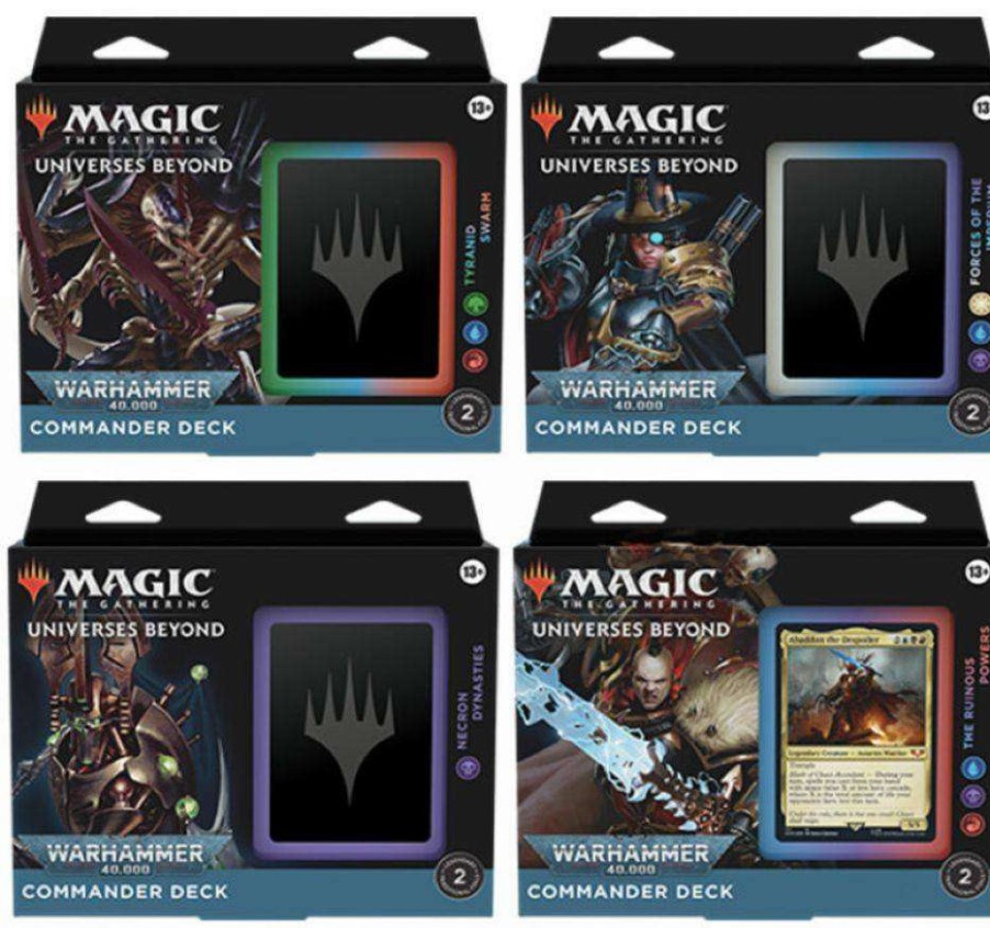 Card Games * | Hot Sale Card Games Magic The Gathering Warhammer 40,000 Commander Decks (Regular)