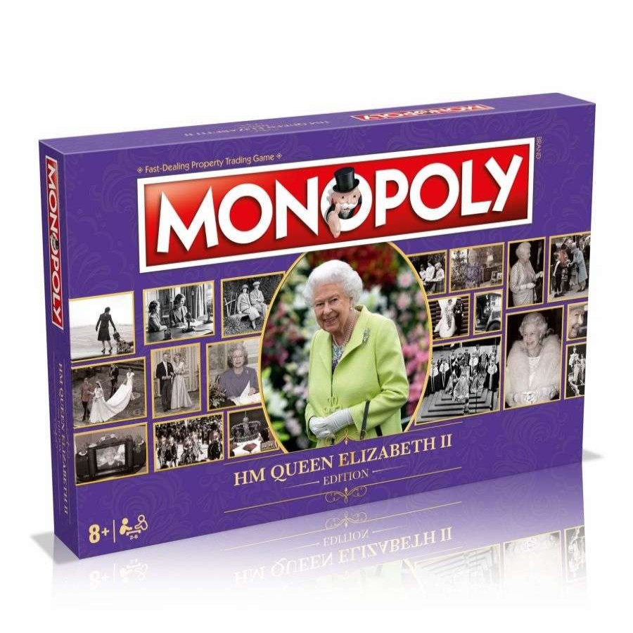 Board Games * | Reduction In Price Monopolyhm Queen Elizabeth Ii Edition