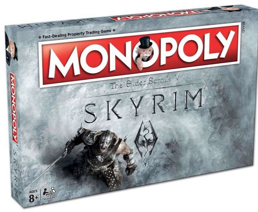 Board Games * | Outlet Sale Monopolyskyrim Edition