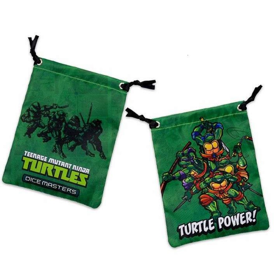 Dice Games * | Offering Discounts Dice Games Dice Masters Teenage Mutant Ninja Turtles Dice Bag