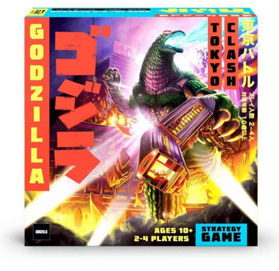 Board Games * | Discount Godzillatokyo Clash Strategy Game