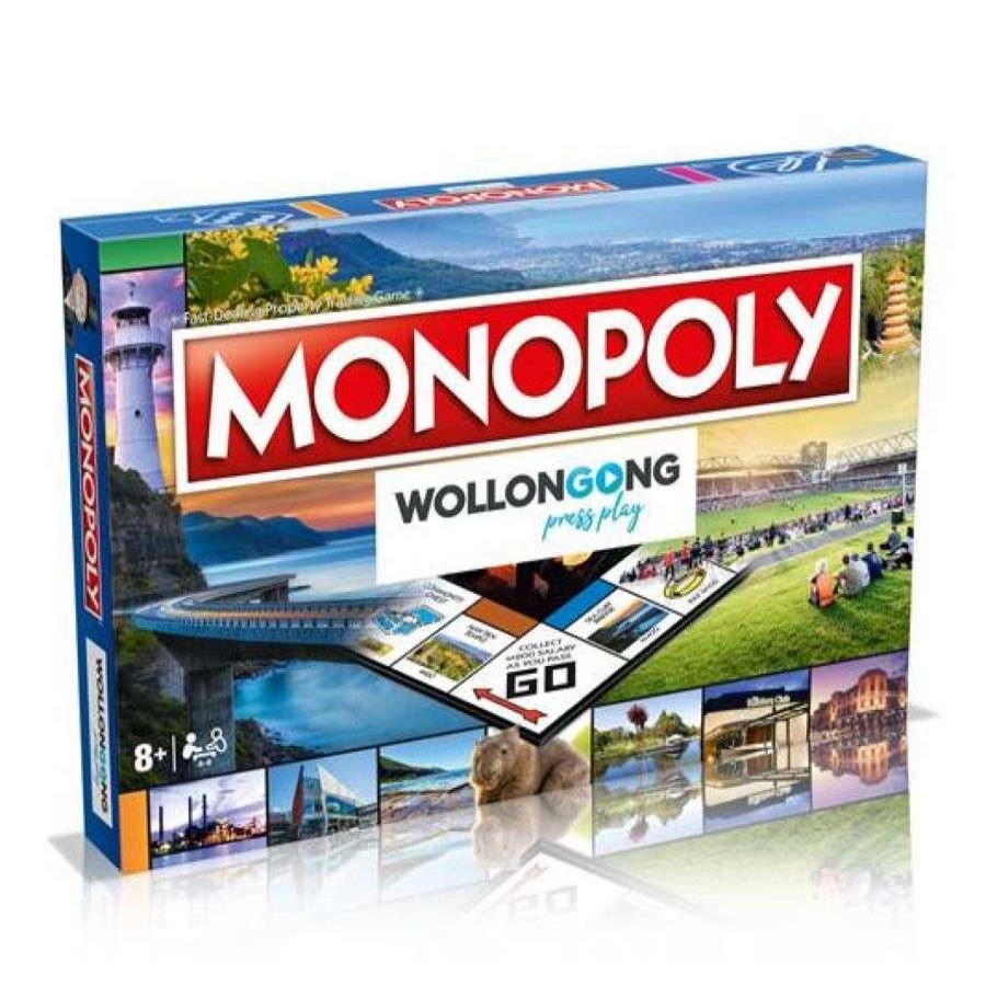 Board Games * | With A Discount Monopolywollongong Edition