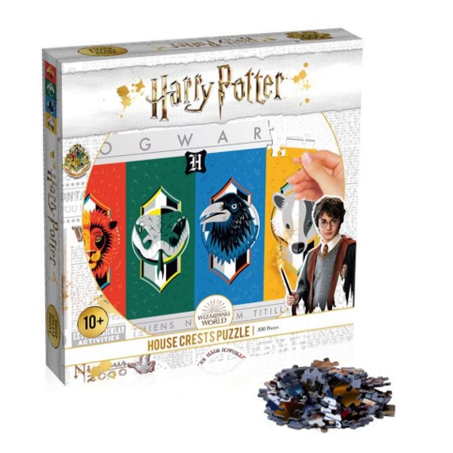 Puzzles * | Sells Cheap Harry Potterhouse Crests 500 Piece Jigsaw Puzzle