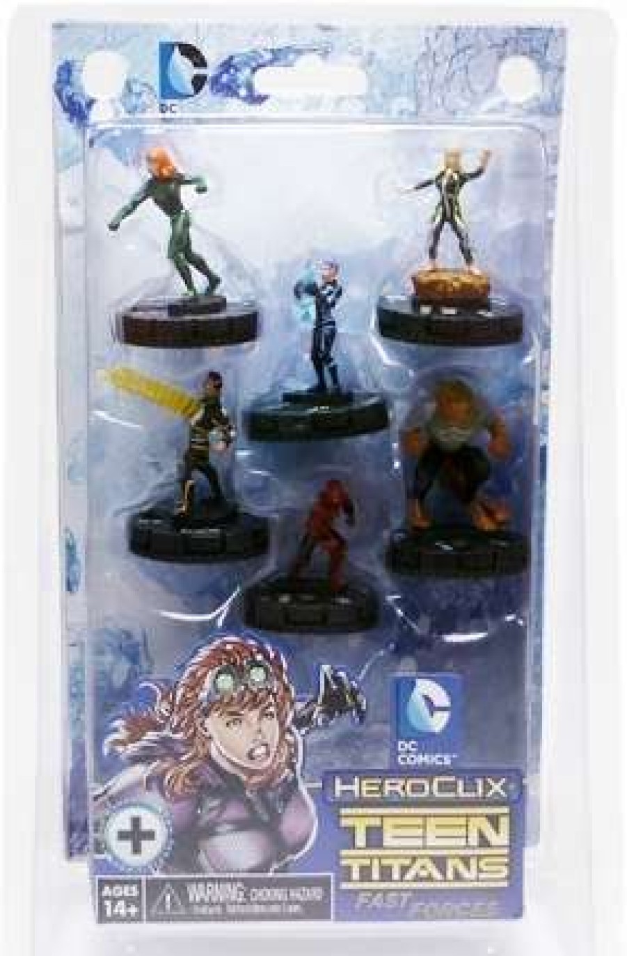 Heroclix * | Offering Discounts Heroclixdc Comics Teen Titans Fast Forces 6Pack