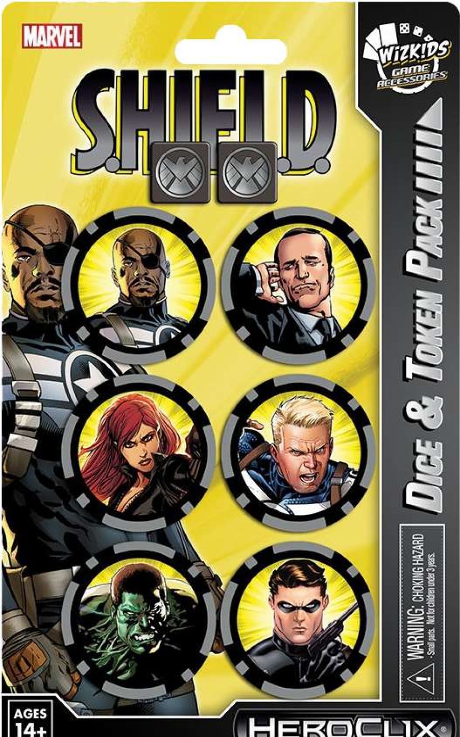 Heroclix * | Offering Discounts Heroclixnick Fury Agent Of Shield Dice & Token Pack