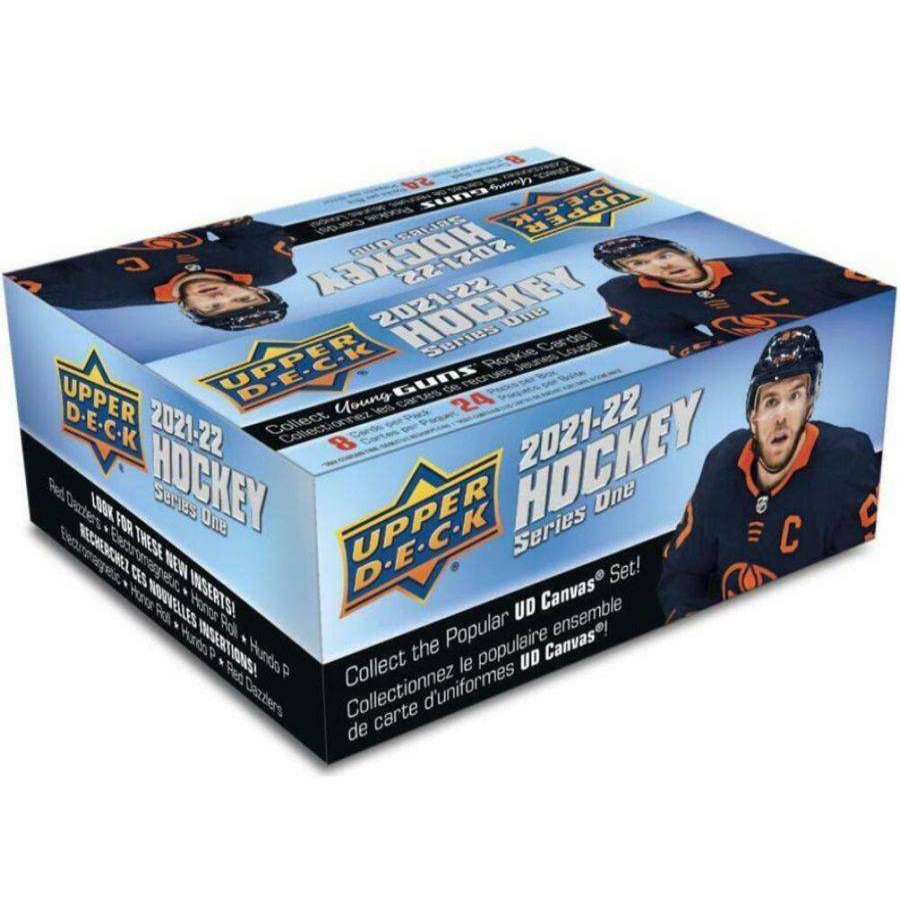 Sports Cards * | Reduction In Price Sports Cards Nhl 2021/22 Upper Deck Hockey Series 1 Retail (Display Of 24)