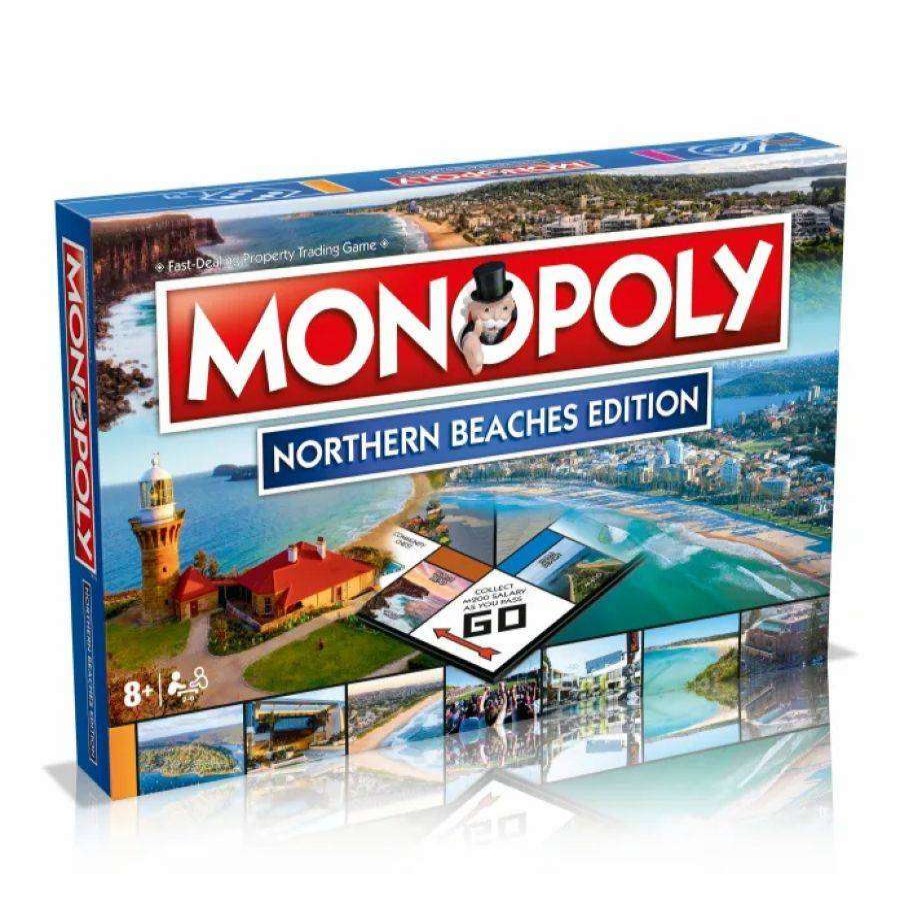 Board Games * | Bargain Sale Board Games Monopoly Northern Beaches Edition