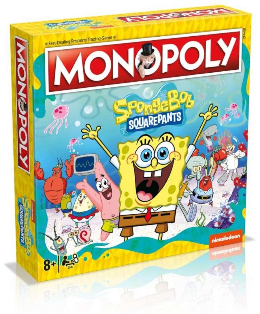 Board Games * | Discount Sale Monopolyspongebob Edition