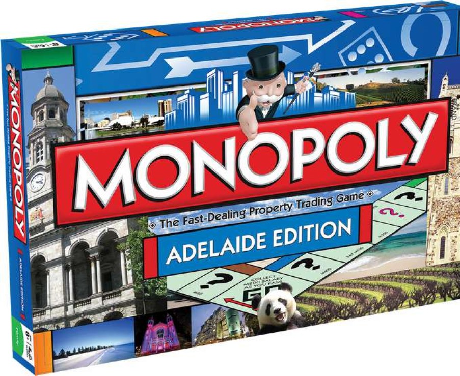 Board Games * | Online Store Monopolyadelaide Edition