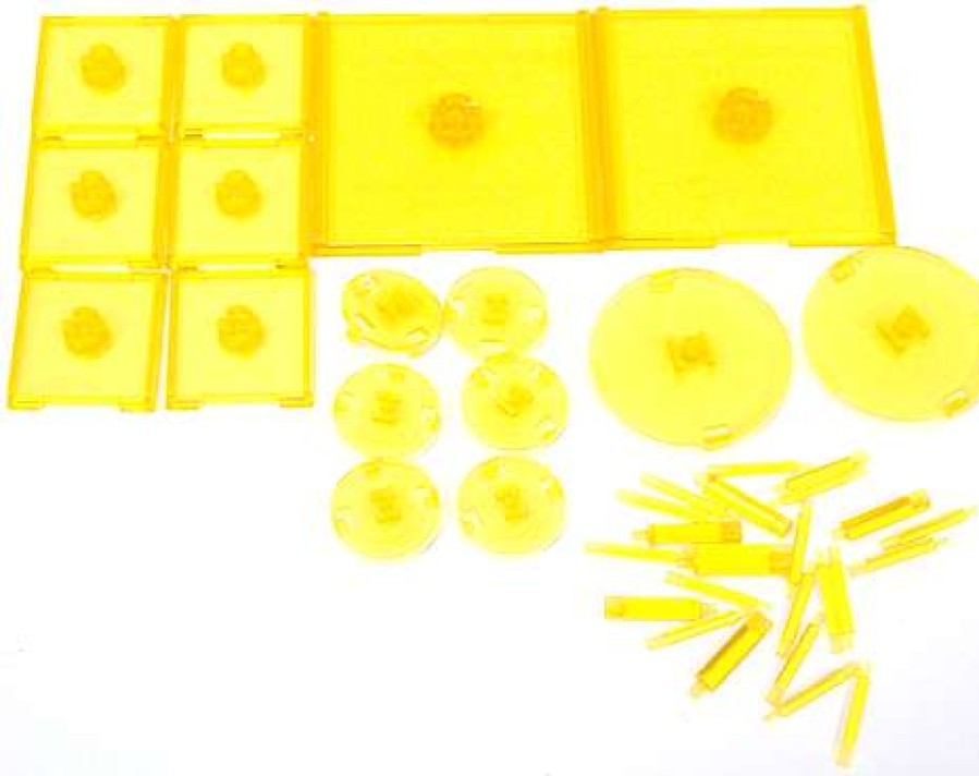 Miniatures Games * | Cheaper Dungeons & Dragonsattack Wing Base & Pegs Set Yellow