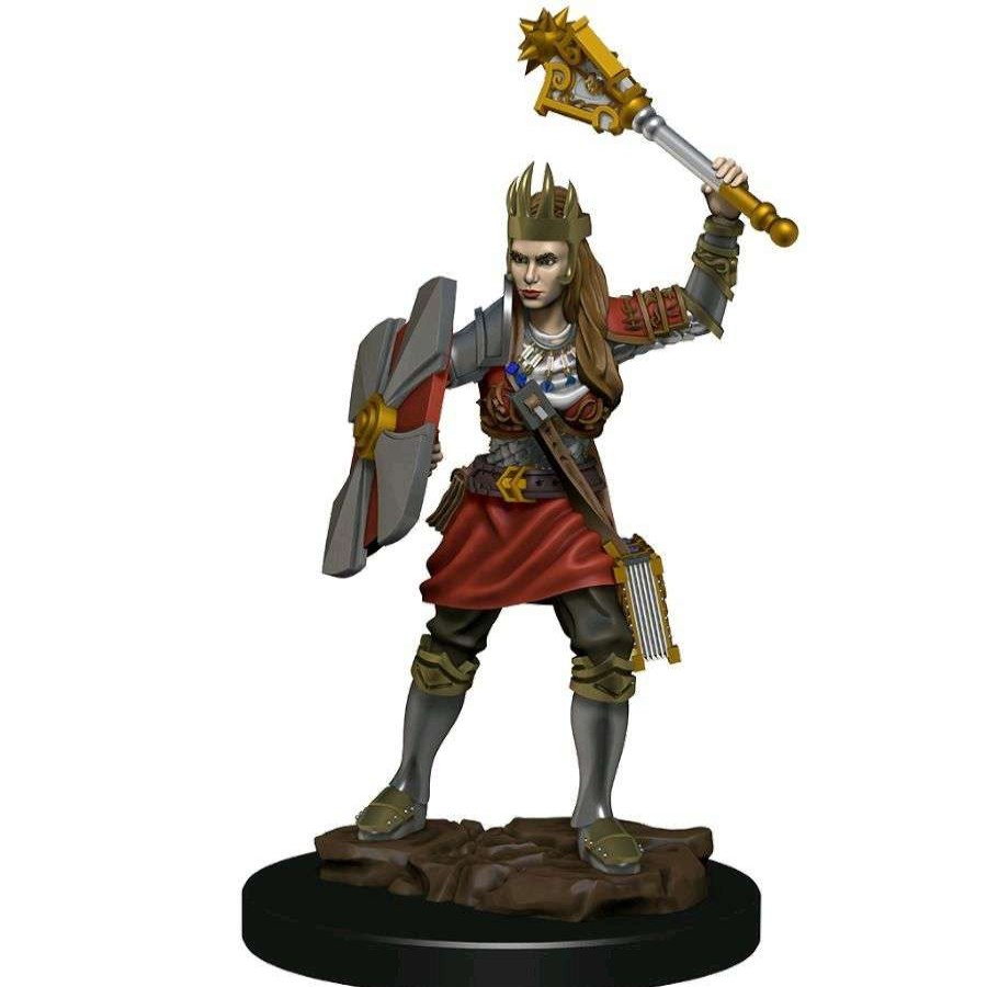 Miniatures Games * | Offering Discounts Dungeons & Dragonsicons Of The Realms Human Cleric Female Premium Figure