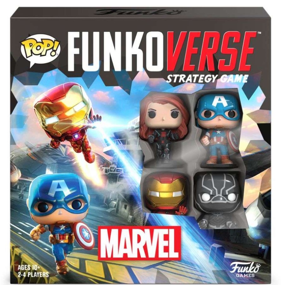 Board Games * | With A Discount Funkoversemarvel 100 (With Chase) 4Pack