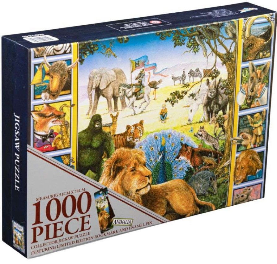 Puzzles * | Sells Cheap Animaliabook Cover 1000 Piece Collector Jigsaw Puzzle