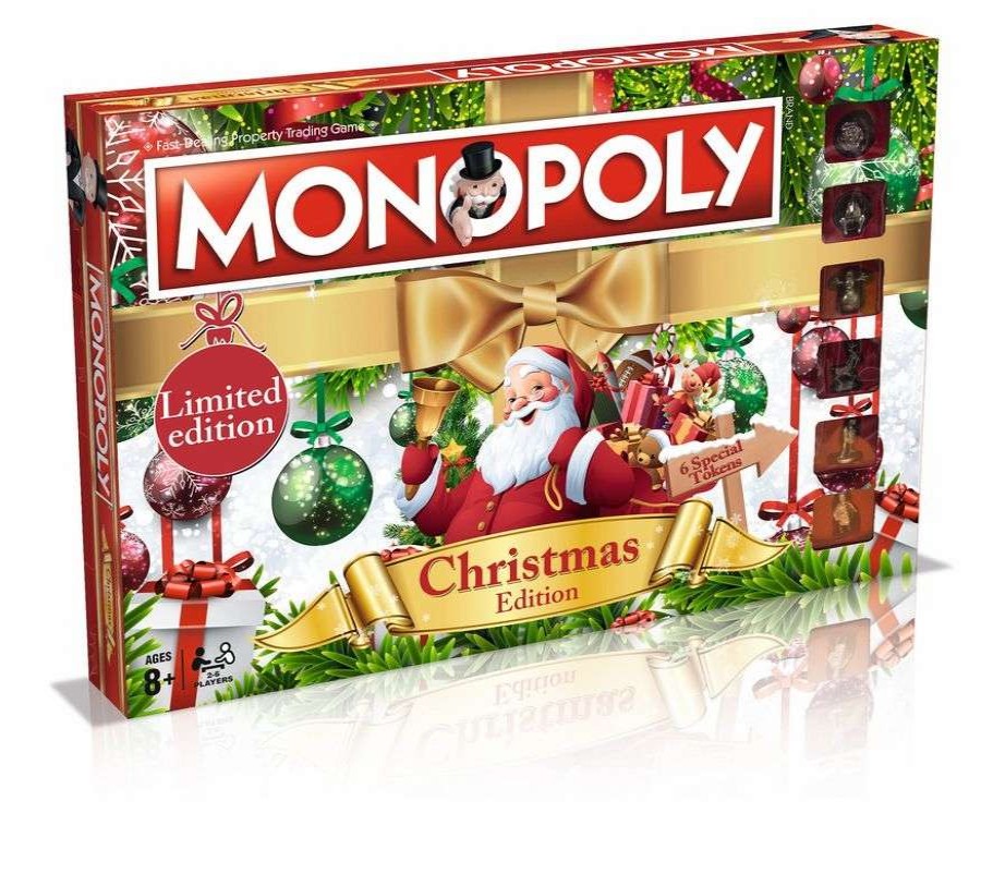 Board Games * | Hot Sale Monopolychristmas Edition