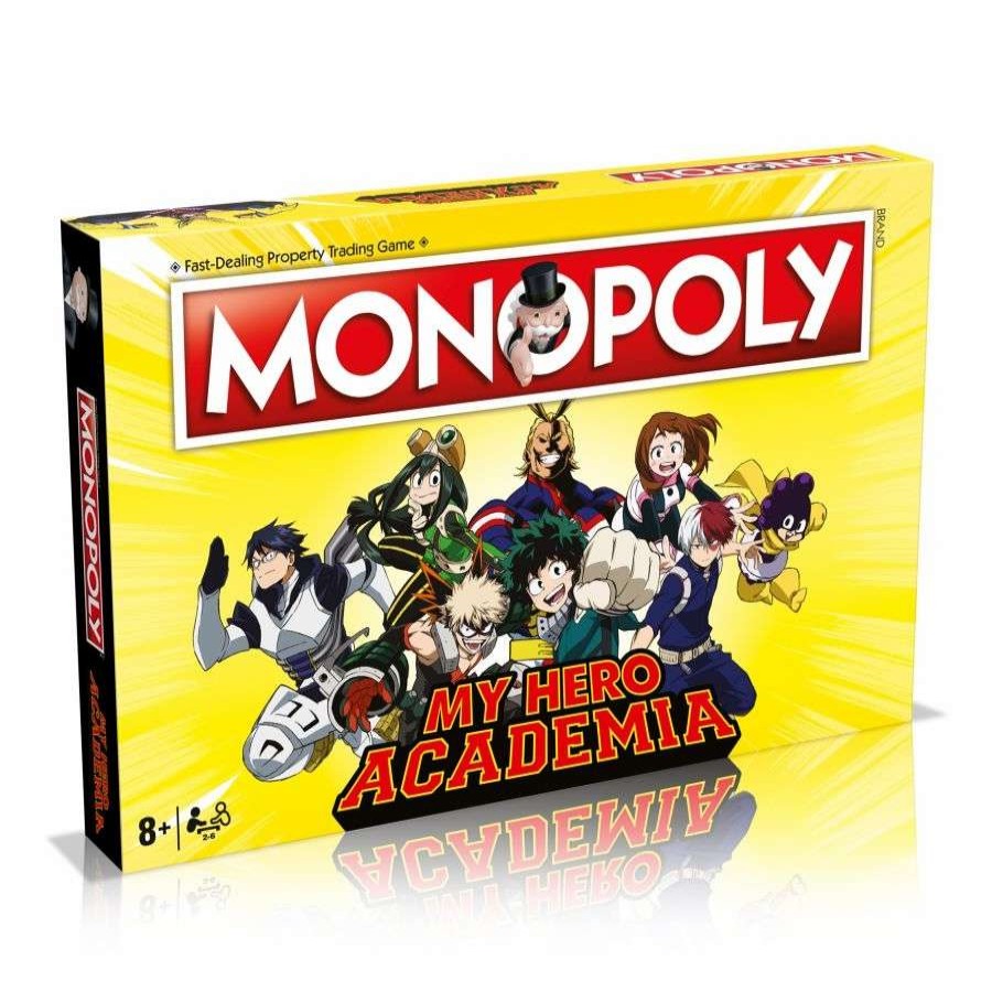 Board Games * | Reduction In Price Monopolymy Hero Academia Edition