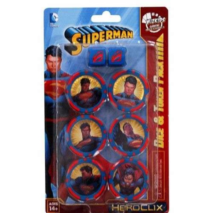 Heroclix * | Best Price Heroclixdc Superman Dice & Token Pack