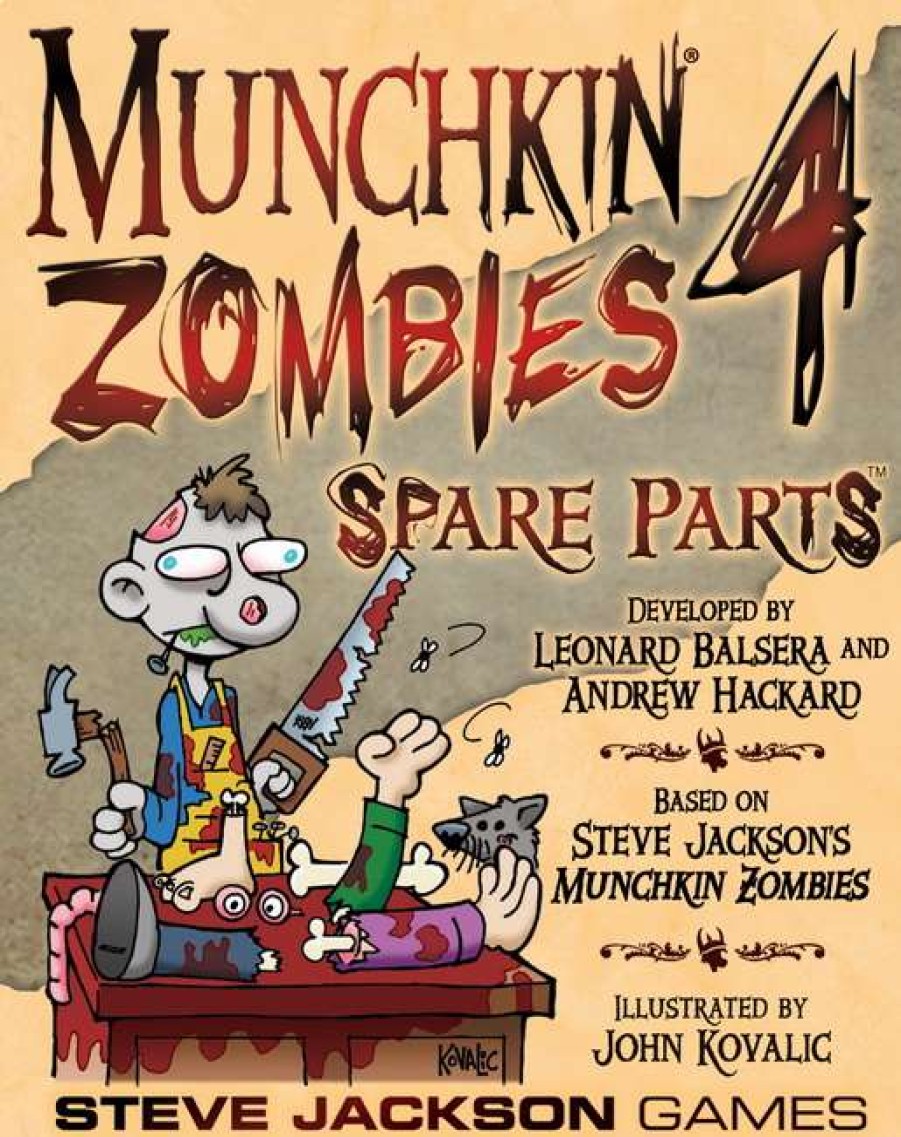 Card Games * | Discount Munchkinmunchkin Zombies 4 Spare Parts