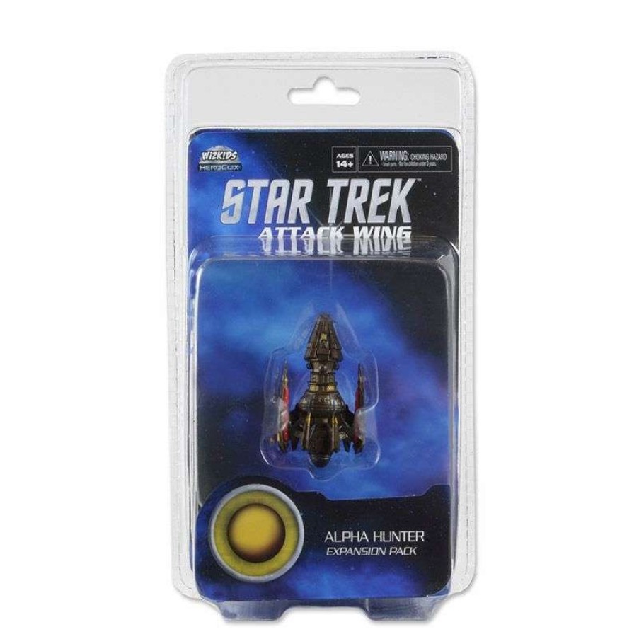 Miniatures Games * | With A Discount Star Trekattack Wing Wave 11 Alpha Hunter Expansion Pack