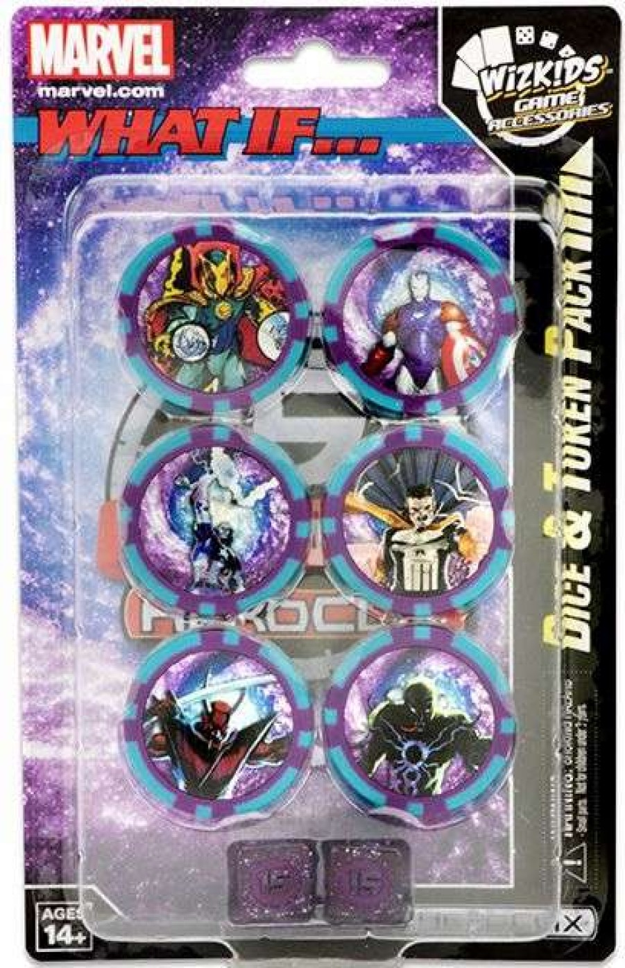 Heroclix * | Sale Merchandise Heroclixmarvel 15Th Anniversary Dice & Token Pack