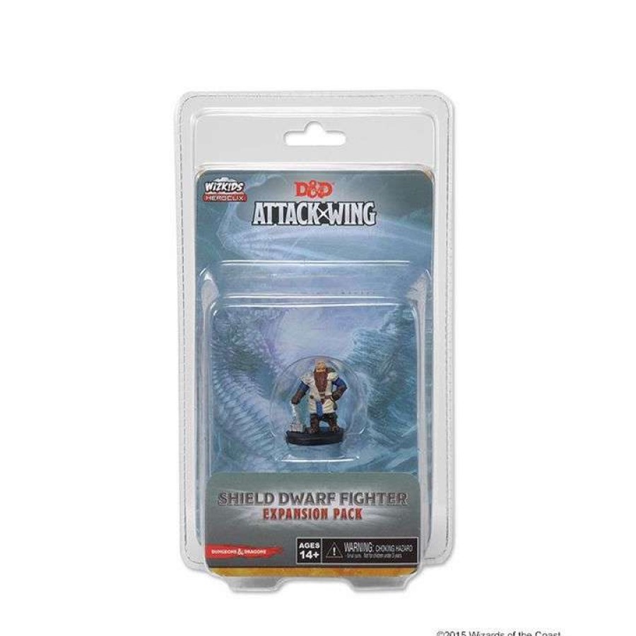 Miniatures Games * | Opening Sales Dungeons & Dragonsattack Wing Wave 6 Shield Dwarf Fighter Expansion Pack