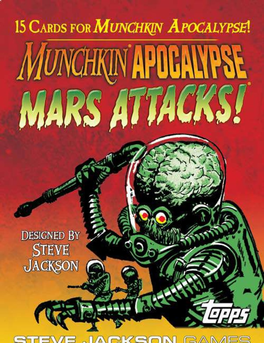 Card Games * | Bargain Sale Munchkinmunchkin Apocalypse Mars Attacks