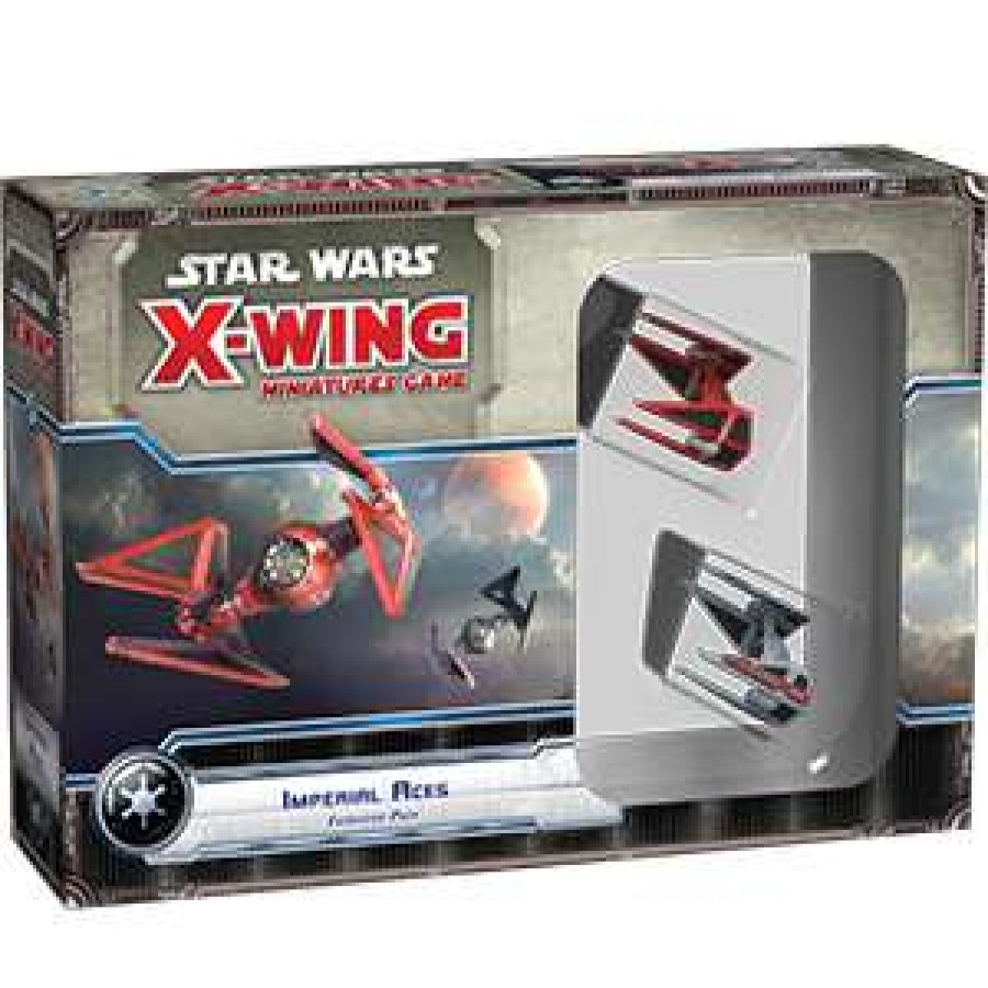 Miniatures Games * | Sale Merchandise Star Wars Xwing Miniatures Gameimperial Aces Expansion Pack