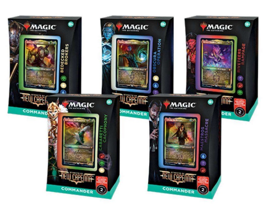 Magic The Gathering * | Discount Magic The Gatheringstreets Of New Capenna Commander Decks