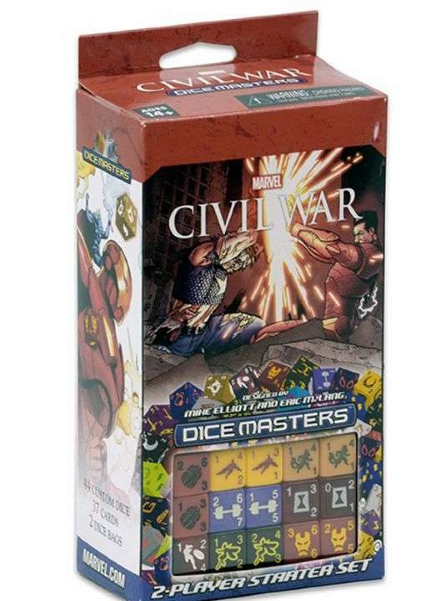 Dice Games * | On Sale Dice Mastersmarvel Civil War Starter