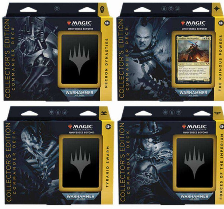 Card Games * | Online Sales Card Games Magic The Gathering Warhammer 40,000 Commander Decks (Premium)