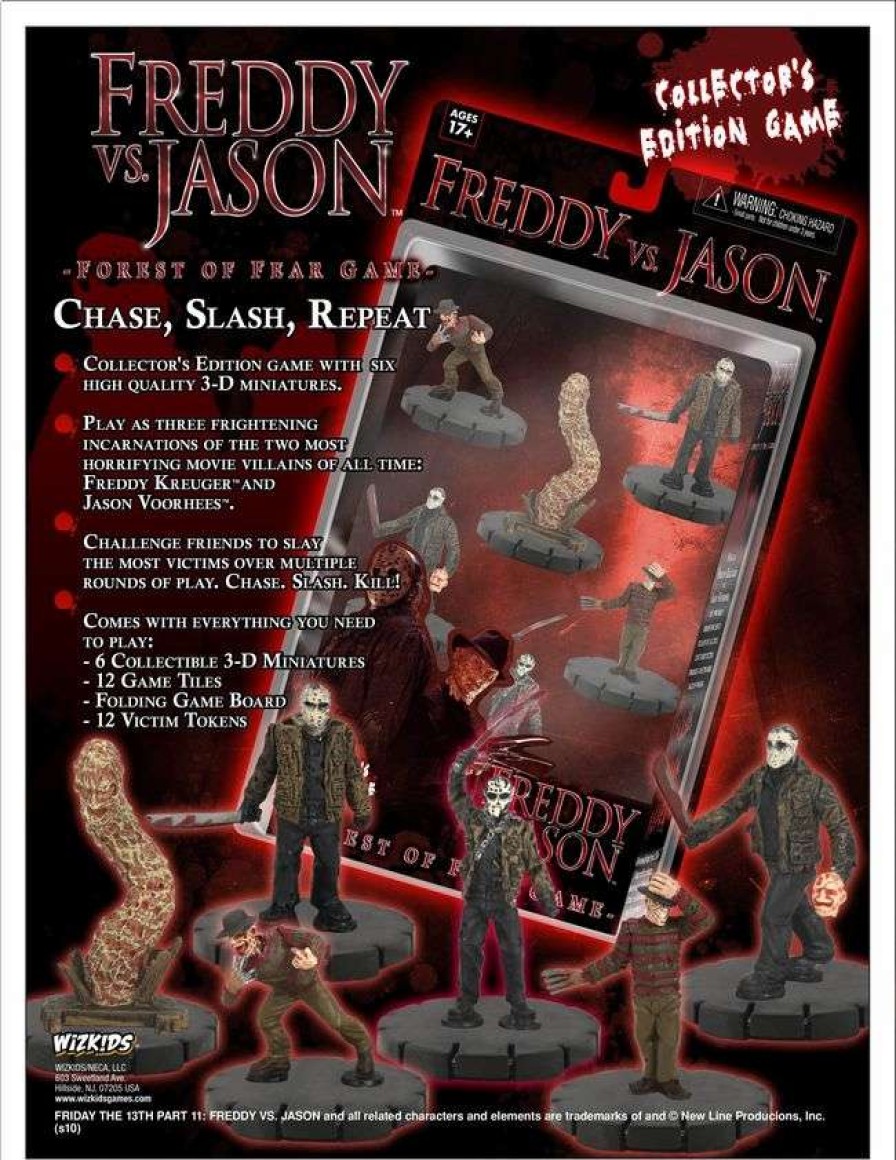 Heroclix * | Discounts Heroclixfreddy Vs Jason Forest Of Fear Game