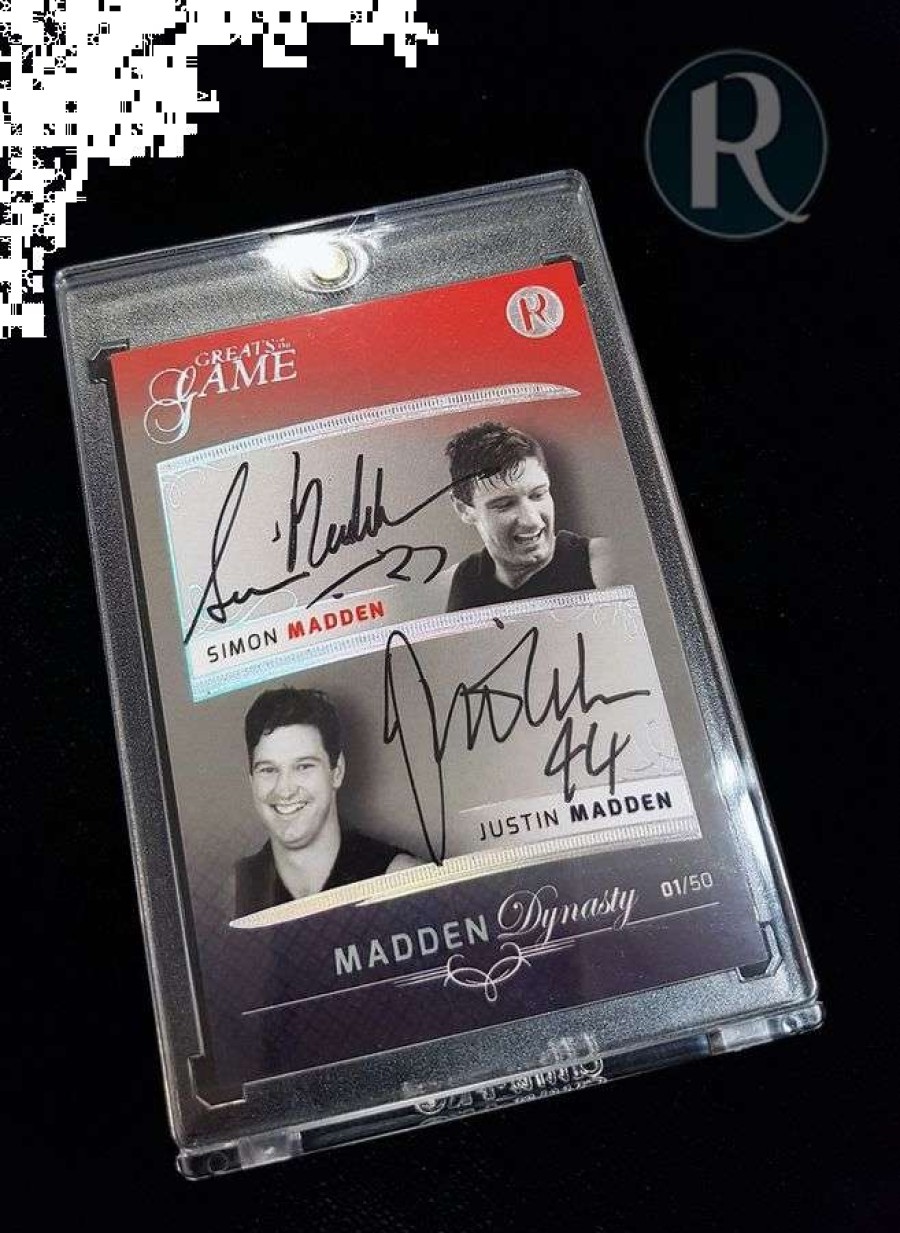 Sports Cards * | For Sale Aussie Rules2018 Regal Football Madden Dynasty Dual Signature Card