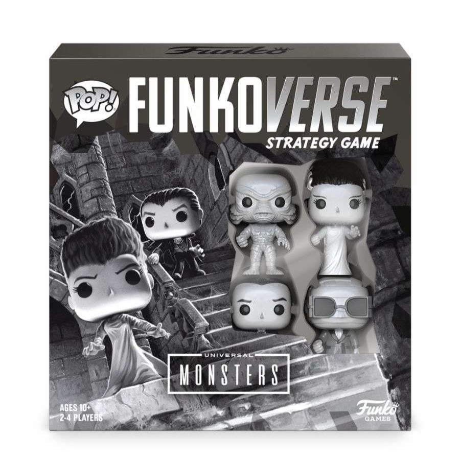 Board Games * | With Discount Funkoverseuniversal Monsters 100 4Pack