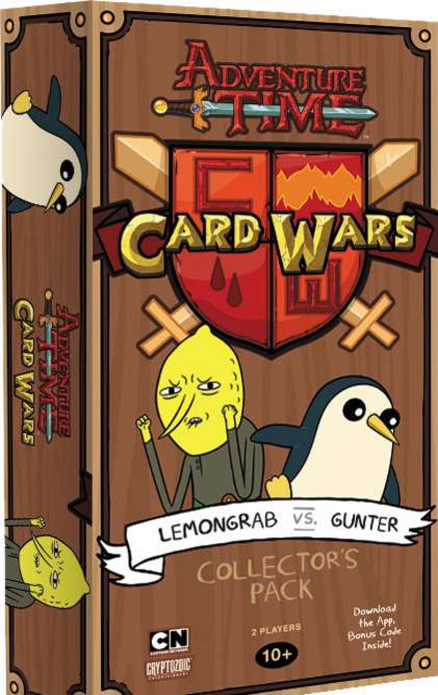 Card Games * | Best Sale Adventure Timecard Wars Lemongrab Vs Gunter Deck