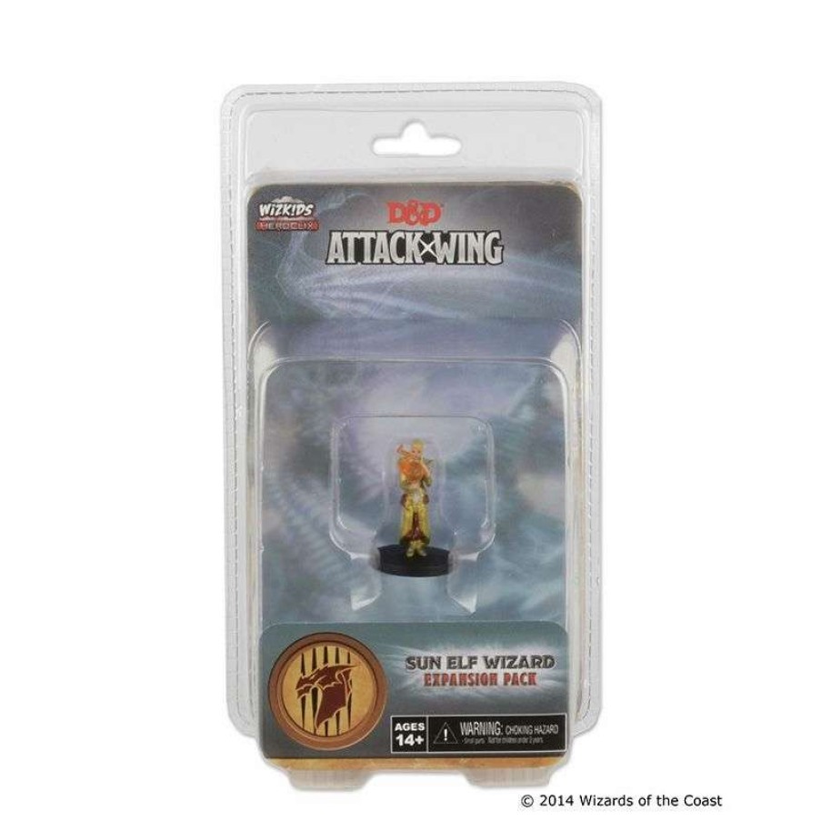 Miniatures Games * | Large Choice Dungeons & Dragonsattack Wing Wave 1 Sun Elf Wizard Expansion Pack