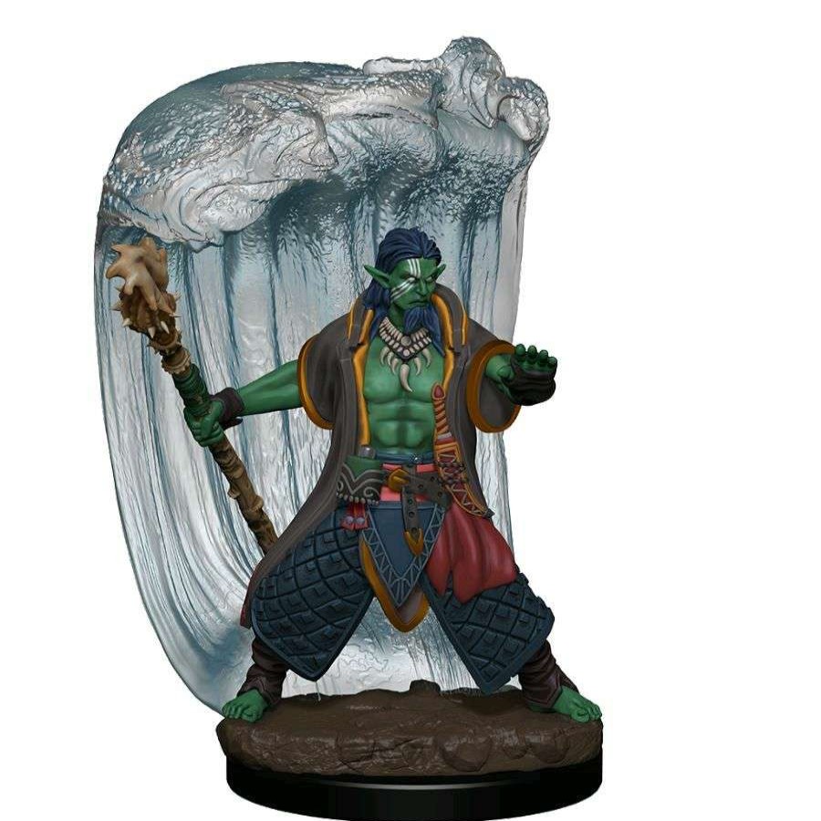 Miniatures Games * | Quick Expedition Dungeons & Dragonsicons Of The Realms Water Genasi Druid Male Premium Figure