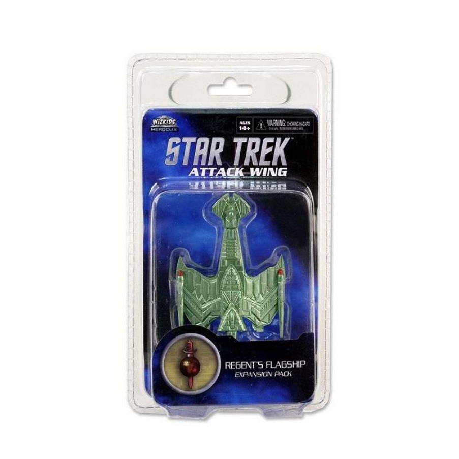 Miniatures Games * | Offering Discounts Star Trekattack Wing Wave 10 Regent'S Flagship Expansion Pack