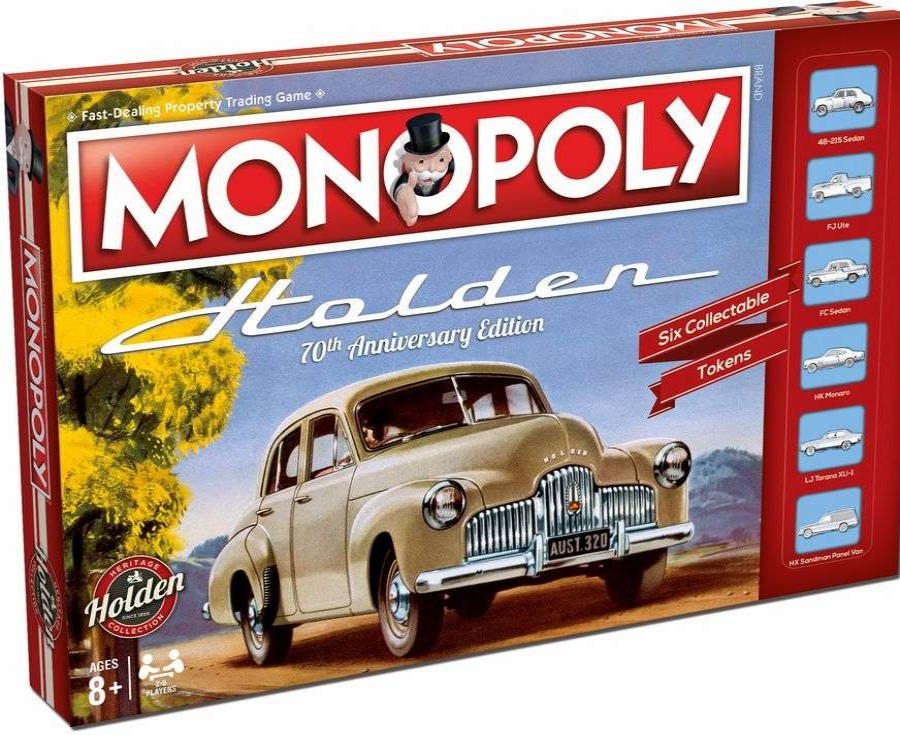 Board Games * | Online Sales Monopolyholden Heritage Edition