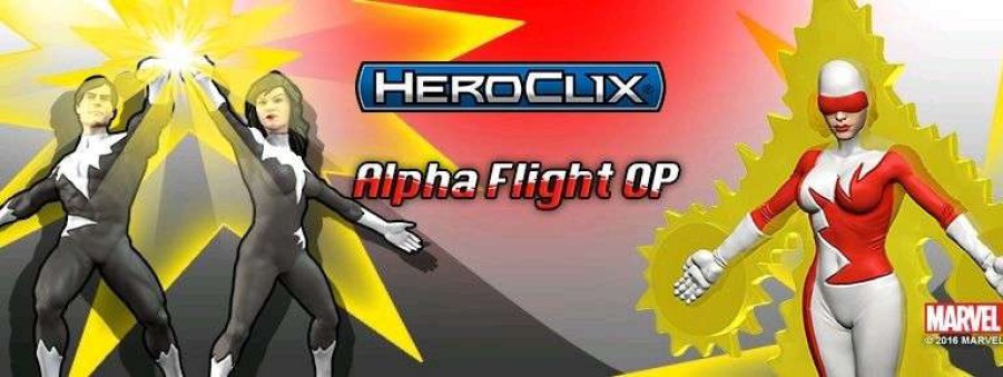 Heroclix * | Bargain Sale Heroclixmarvel Alpha Flight Op Kit