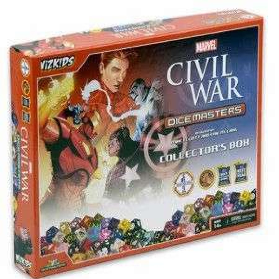 Dice Games * | Great Reduction In Price Dice Games Dice Masters Marvel Civil War Collector'S Box