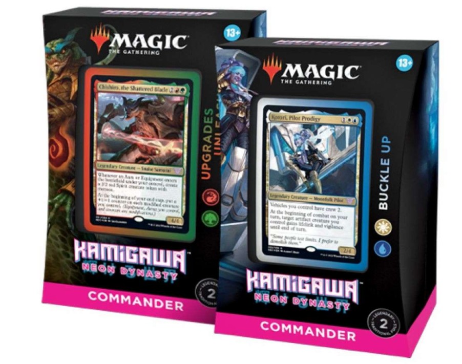 Magic The Gathering * | Best Sale Magic The Gatheringkamigawa: Neon Destiny Commander Decks