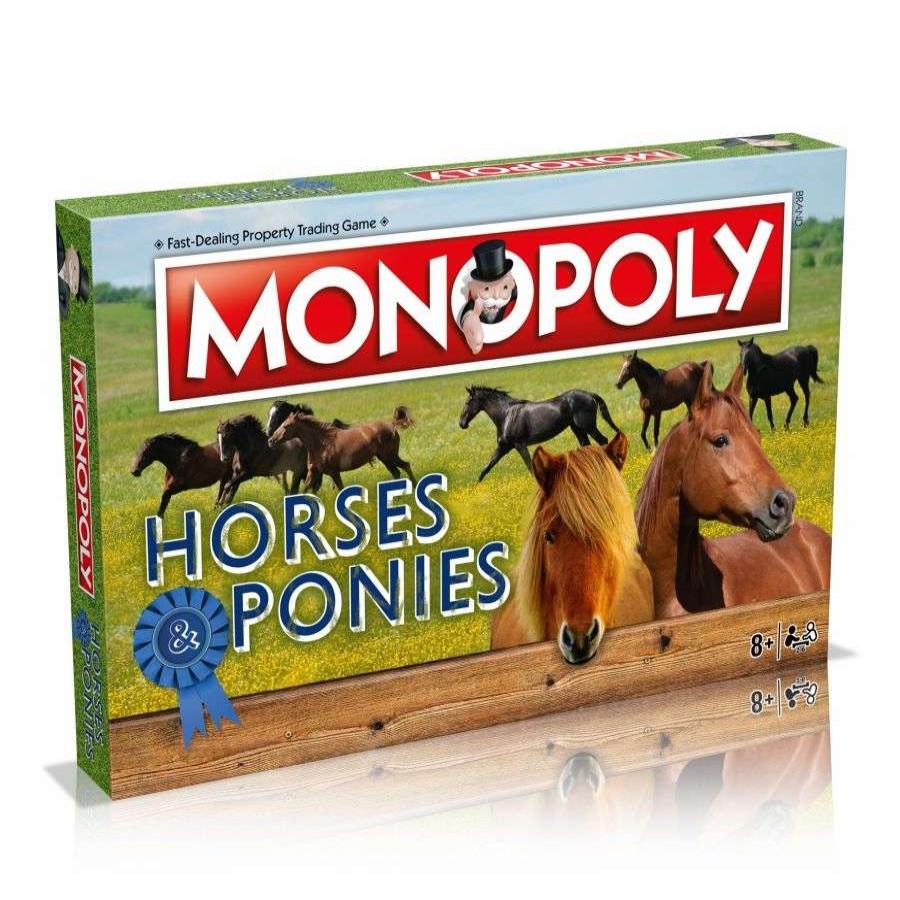 Board Games * | With Discount Monopolyhorses & Ponies Edition