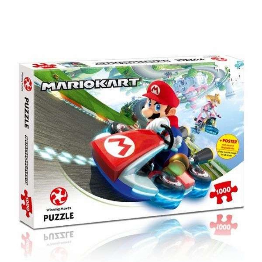 Puzzles * | Online Sales Super Mariomario Kart 1000 Piece Jigsaw Puzzle